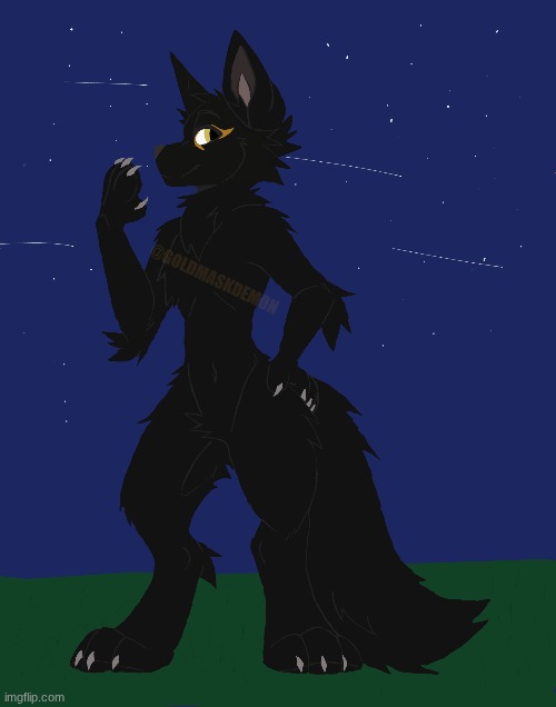 my fursona gold | @GOLDMASKDEMON | image tagged in furry,cat,fredbear will eat all of your delectable kids | made w/ Imgflip meme maker