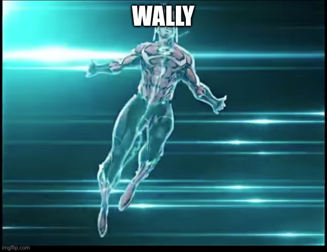 WALLY | image tagged in wally west | made w/ Imgflip meme maker