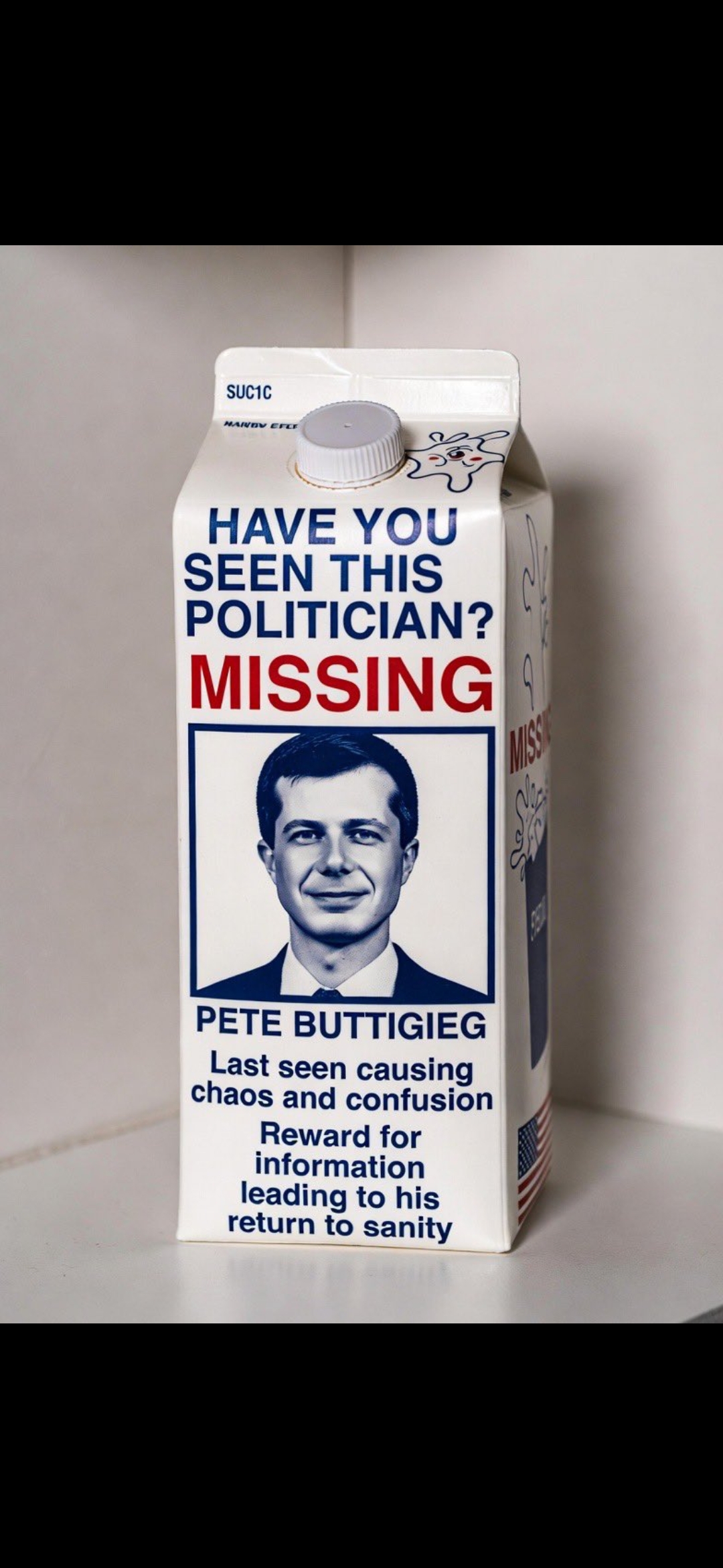 Missing Buttigieg Blank Meme Template