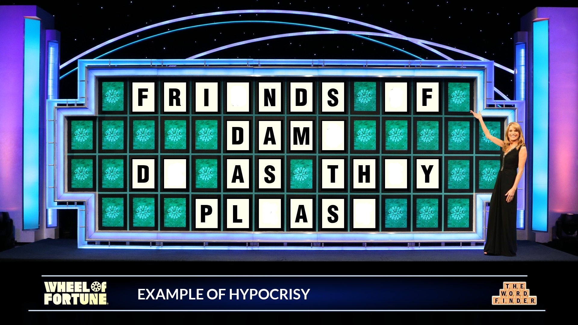 Friends of Damo JPP  Hypocrisy Blank Meme Template