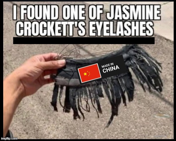 Braincells MIA | image tagged in jasmine crockett,dumb people,political humor | made w/ Imgflip meme maker