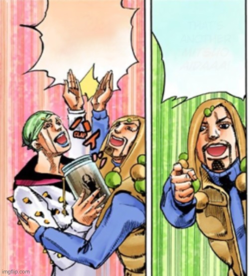 jobin and norisuke high five each other | made w/ Imgflip meme maker