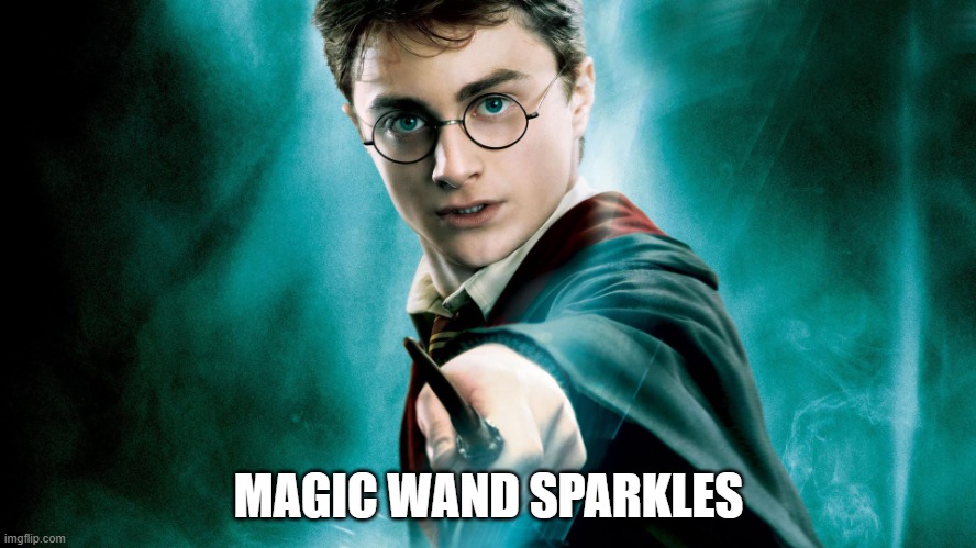 auto provisioning fabric | MAGIC WAND SPARKLES | image tagged in harry potter magic wand | made w/ Imgflip meme maker