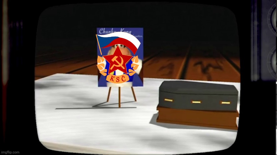 image tagged in chunky he's dead | made w/ Imgflip meme maker