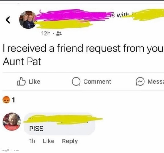 old people facebook | made w/ Imgflip meme maker