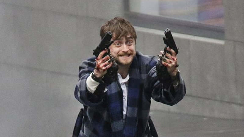 Harry Potter with Two Guns Blank Meme Template