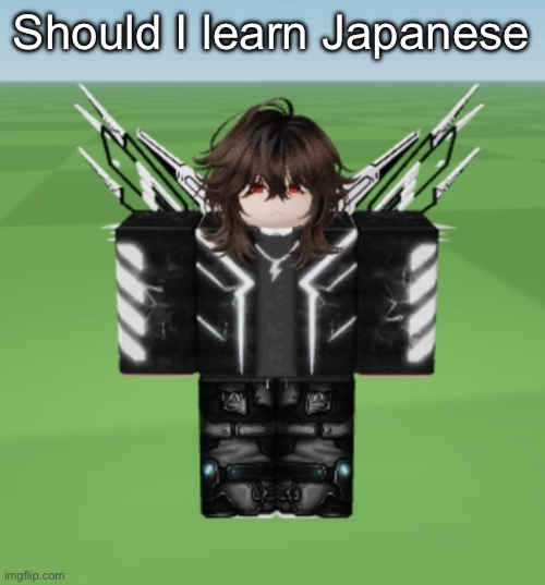 Jamie | Should I learn Japanese | image tagged in jamie | made w/ Imgflip meme maker