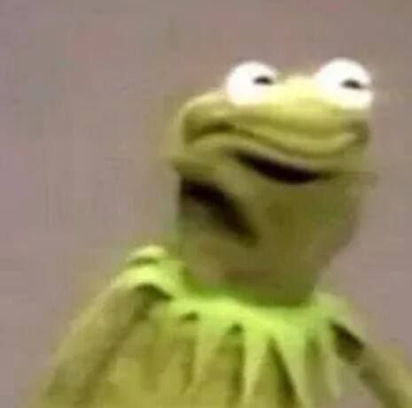 very annoyed Kermit Blank Meme Template