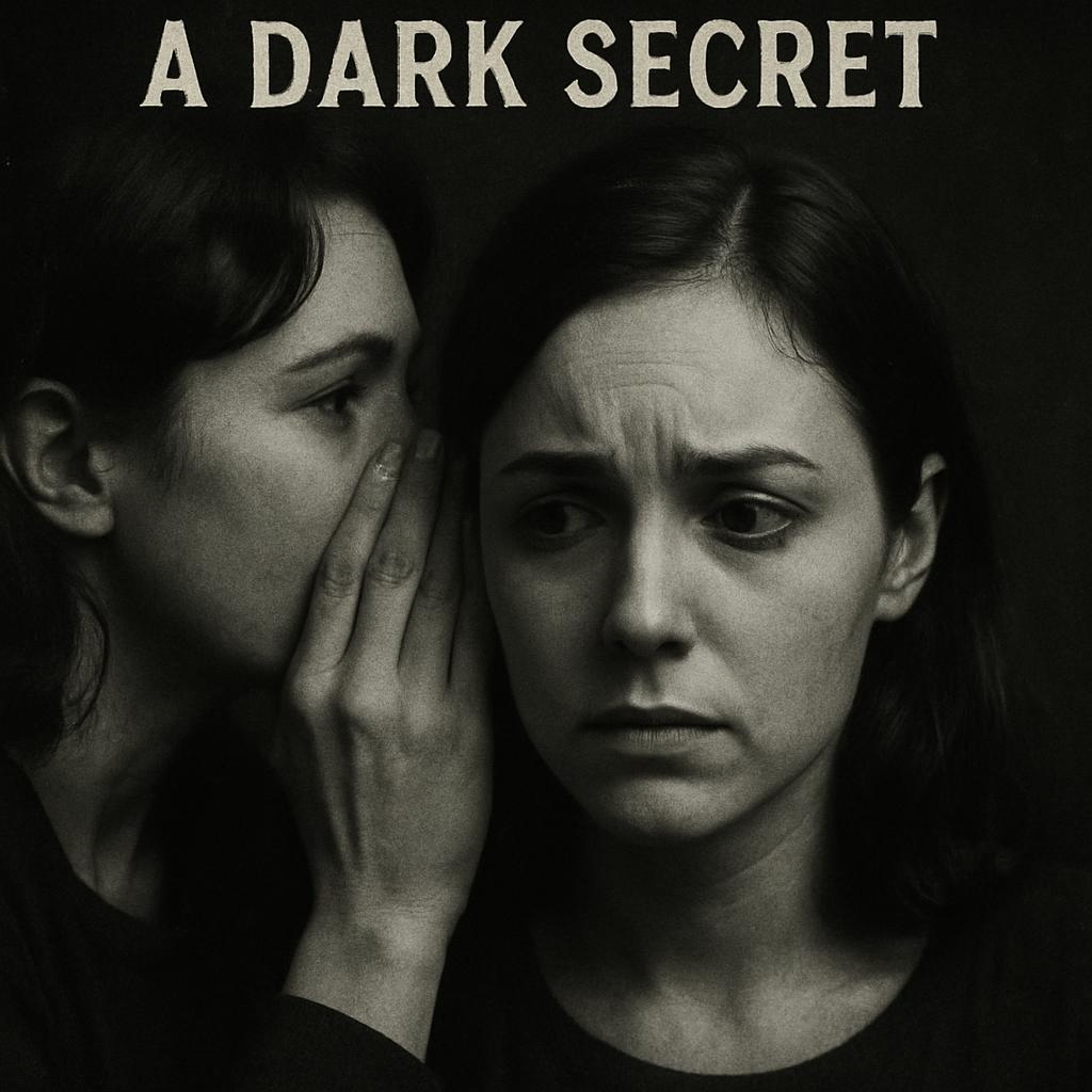 a dark secret that is being told without revealing much Blank Meme Template