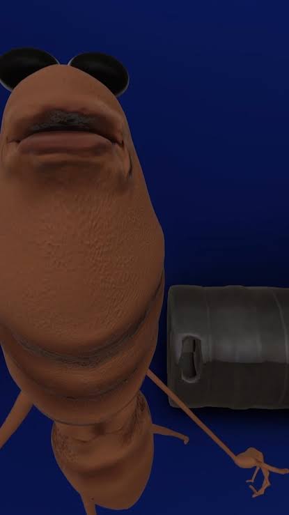 Marcus the worm Blank Meme Template