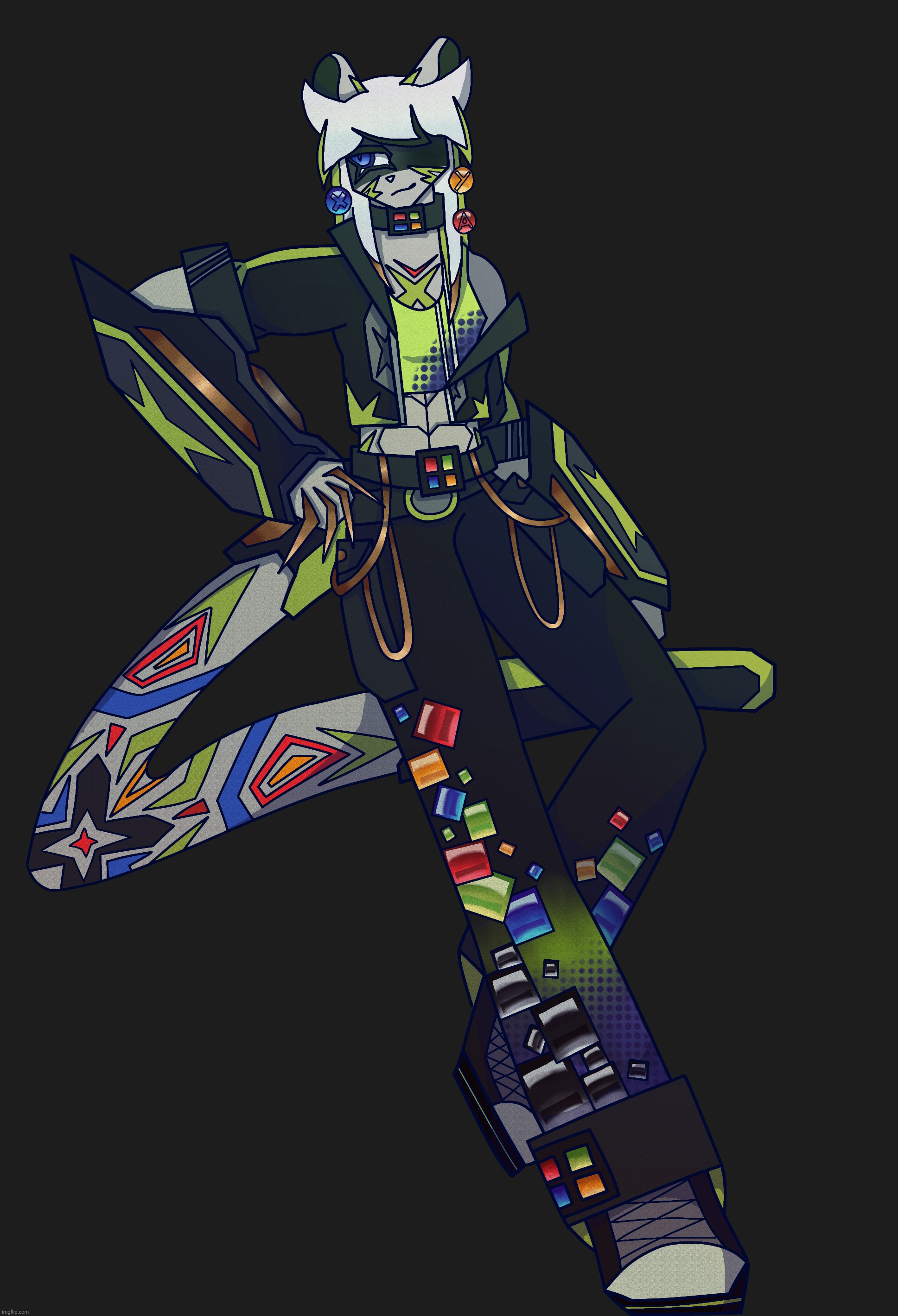 Veige but dark aero | image tagged in i actually really like the outfit,frutiger aero my beloved | made w/ Imgflip meme maker