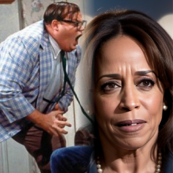 Chris Farley and Kamala Blank Meme Template