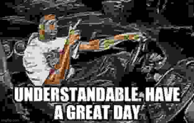 UNDERSTANDABLE HAVE A GREAT DAY | image tagged in understandable have a great day | made w/ Imgflip meme maker