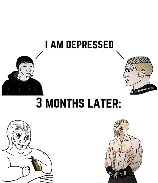 3 months later Blank Meme Template