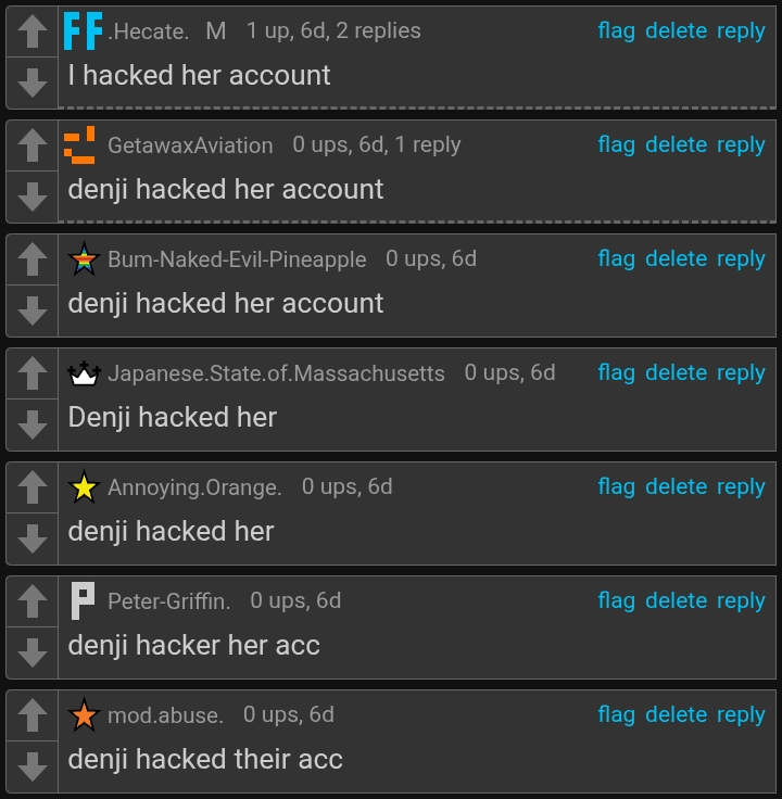 Hacked her account Blank Meme Template