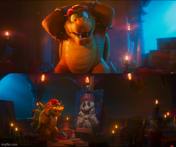 Bowser's Work Blank Meme Template