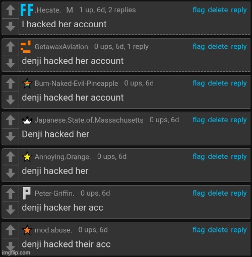 Hacked her account | image tagged in hacked her account | made w/ Imgflip meme maker