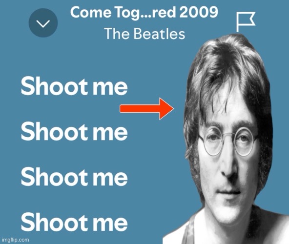 back to your regularly scheduled Lennon posting | made w/ Imgflip meme maker