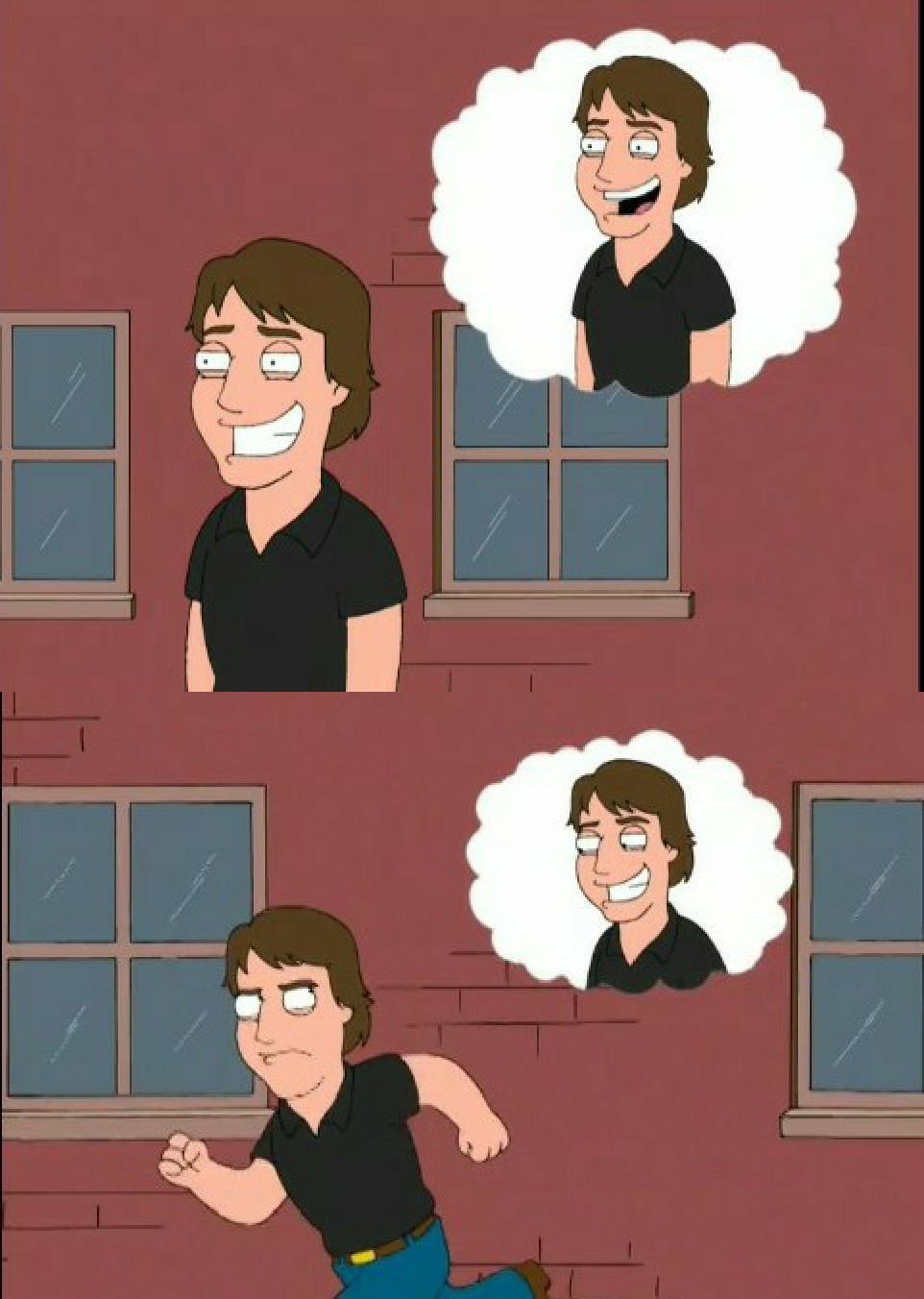 Gay thoughts Blank Meme Template