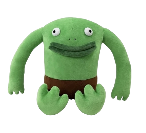 Mr Frog Plushie Blank Meme Template