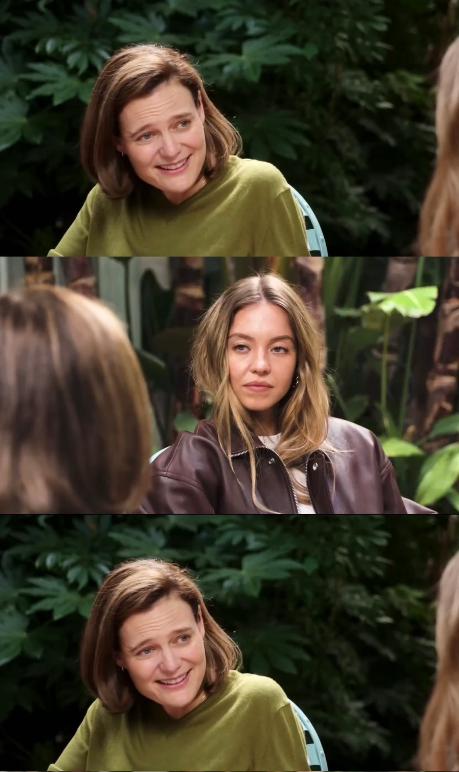 High Quality Sydney Sweeney GQ 3-Panel Blank Meme Template