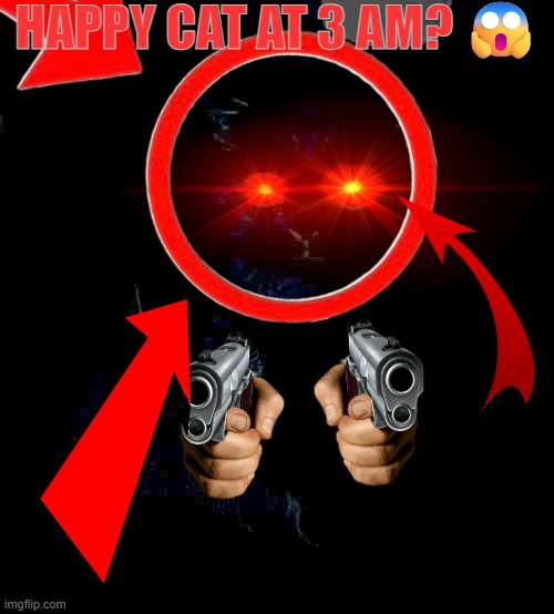 Average YT clickbaiter: | HAPPY CAT AT 3 AM? 😱 | image tagged in memes,cute cat,clickbait,youtube,youtuber,dumb | made w/ Imgflip meme maker