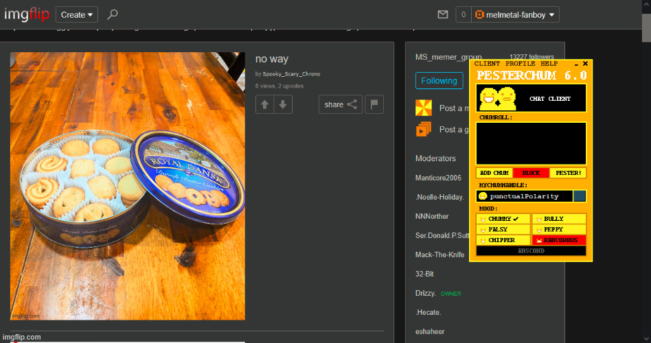 they think i'm paying attention to msmg when really i'm on the Chum XD | made w/ Imgflip meme maker