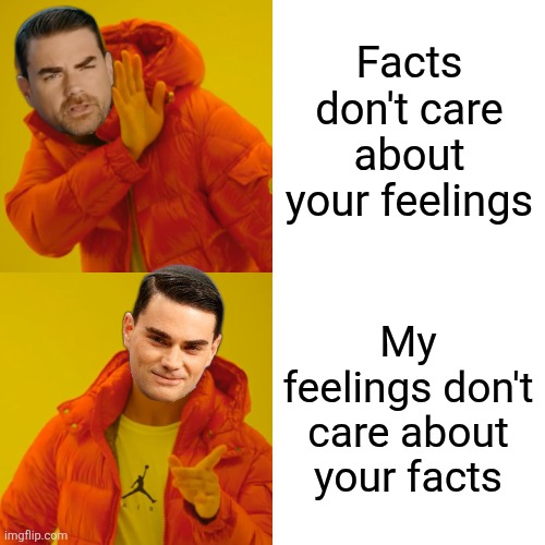 According to this Zionist scumbag, being born in America does not entitle you the right to live in America. | Facts don't care about your feelings; My feelings don't care about your facts | image tagged in memes,drake hotline bling | made w/ Imgflip meme maker