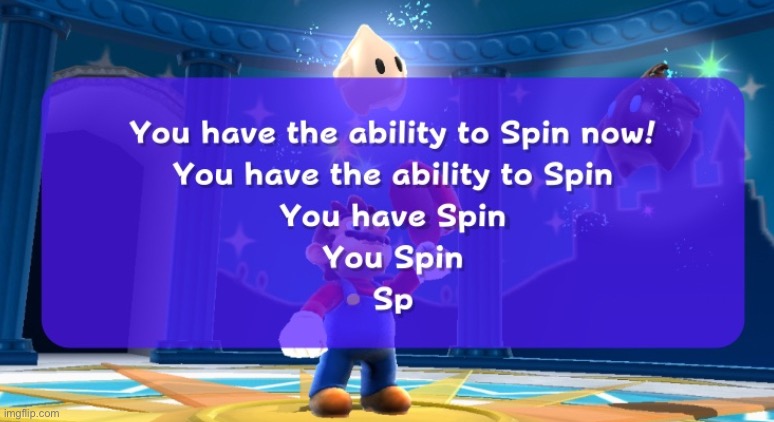 what did Super Mario Galaxy mean by this | made w/ Imgflip meme maker