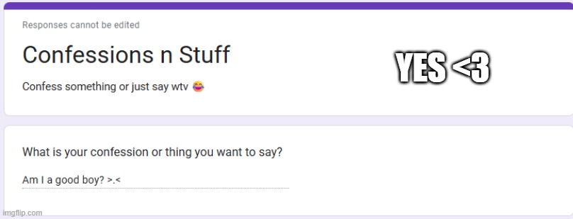 YES <3 | made w/ Imgflip meme maker