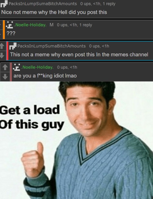 his first time seeing an announcement template | image tagged in get a load of this guy | made w/ Imgflip meme maker