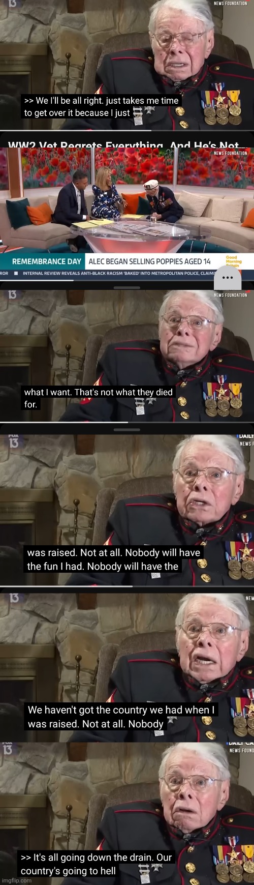 WW2 vets are pissed ,nobody bats a eye decoder sounds alarm | made w/ Imgflip meme maker