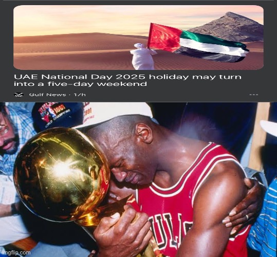 HELL YEAH | image tagged in michael jordan hugging trophy | made w/ Imgflip meme maker
