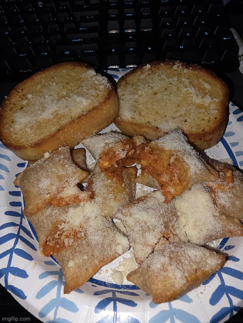 Just realized I can put permission cheese on pizza rolls | made w/ Imgflip meme maker