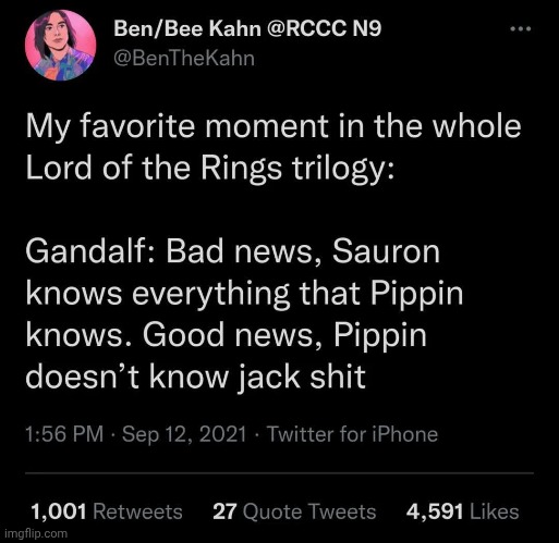 I always thought thus as a wean. "It's ok because Pipin knows hee haw lol." | made w/ Imgflip meme maker