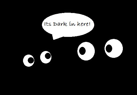 Dark in here Blank Meme Template