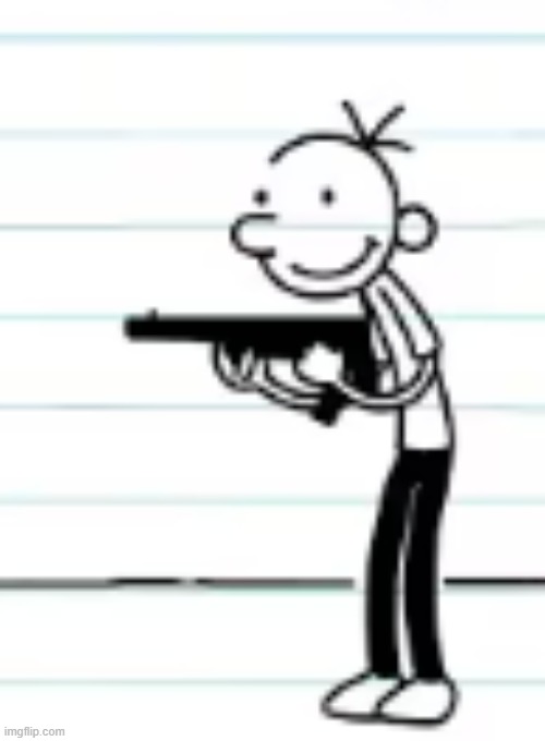 why is he so happy holding that, he's such a psychopath | made w/ Imgflip meme maker