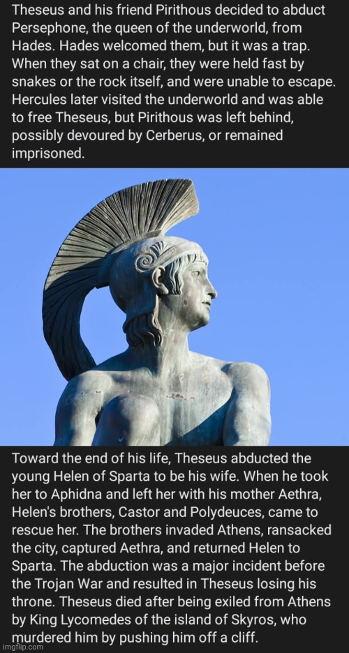 Every day's a school day! | image tagged in memez,greek mythology | made w/ Imgflip meme maker