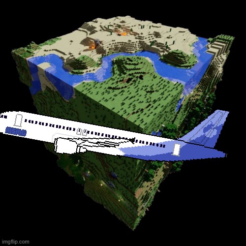 minecraft planet | image tagged in minecraft planet | made w/ Imgflip meme maker