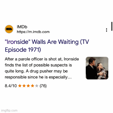 Ironside-1971 | image tagged in gifs,patricia mattick,pattye mattick,ironside,adorable,1971 tv | made w/ Imgflip images-to-gif maker