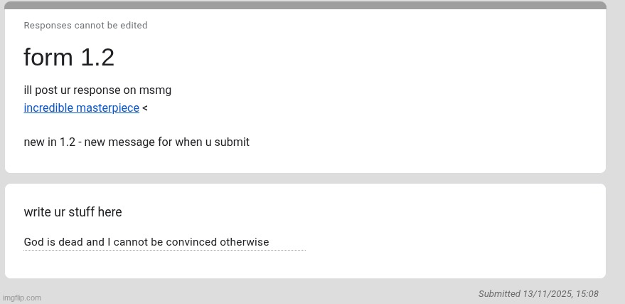 made w/ Imgflip meme maker