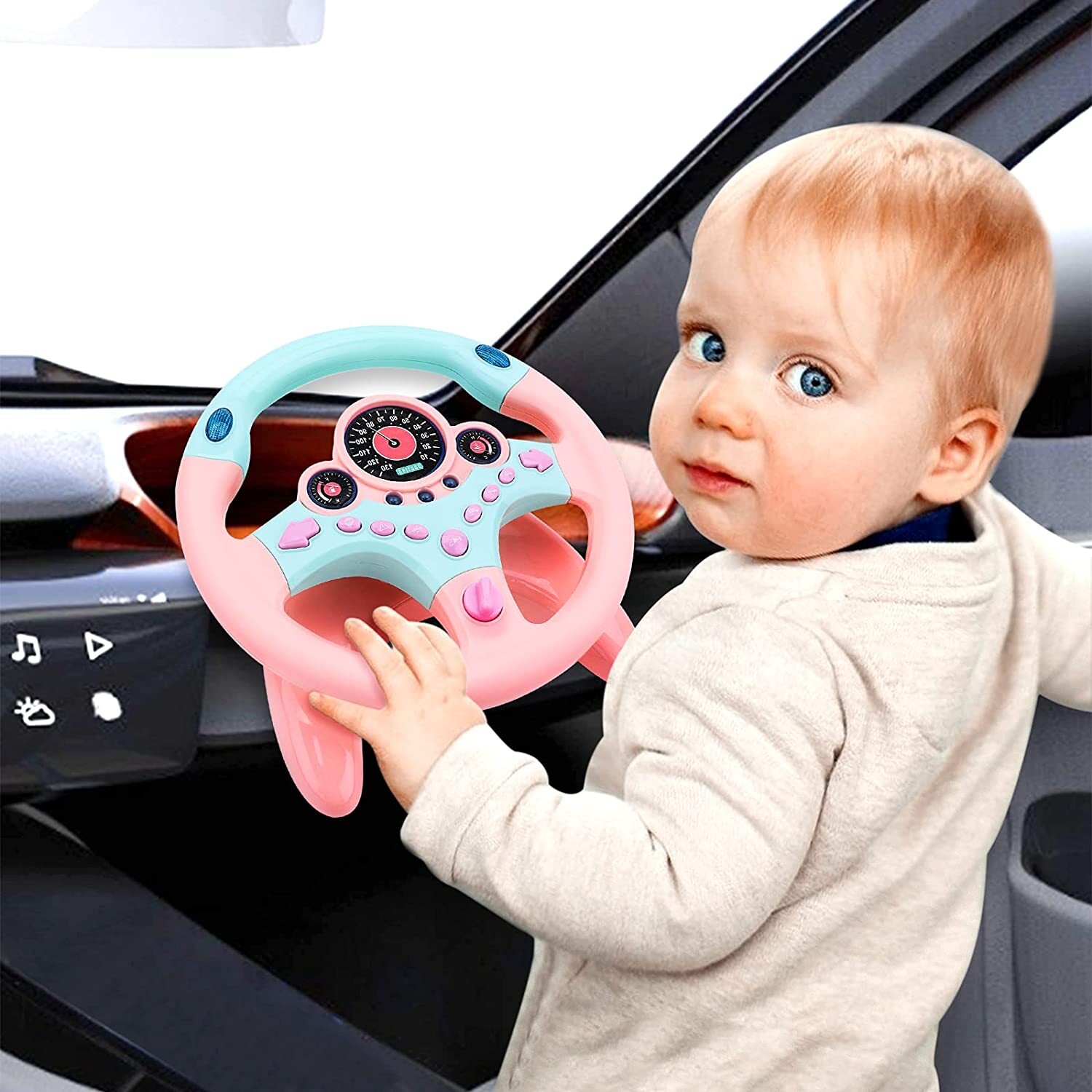Toy steering wheel Blank Meme Template