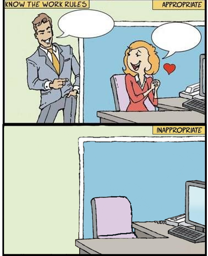 Know the Work Rules Empty Second Frame Blank Meme Template