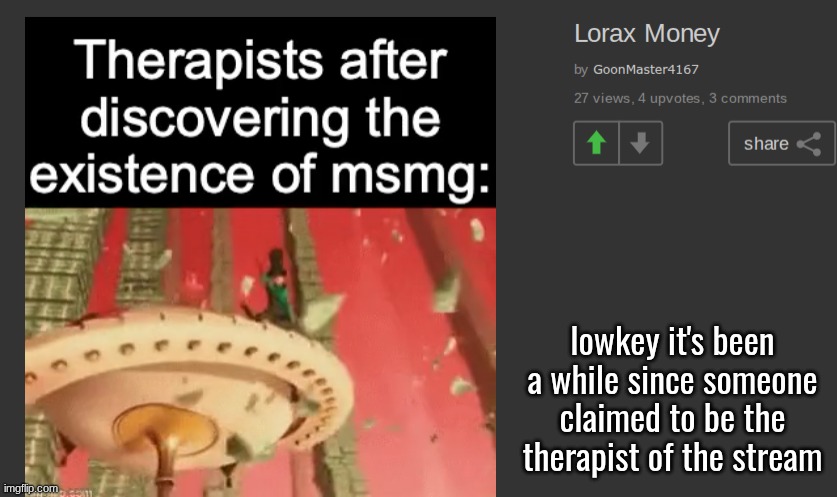 AND it being widely accepted | made w/ Imgflip meme maker