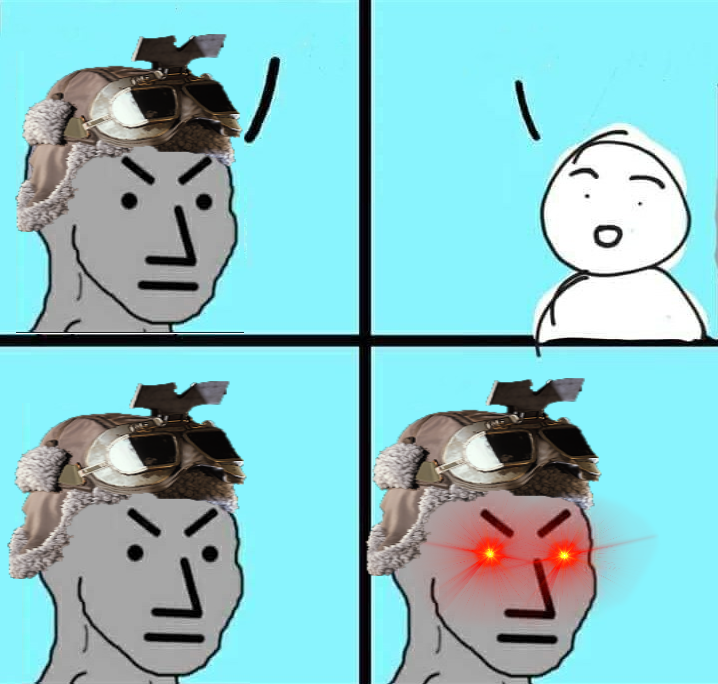 NPC Meme Arc Raider Angry Blank Meme Template