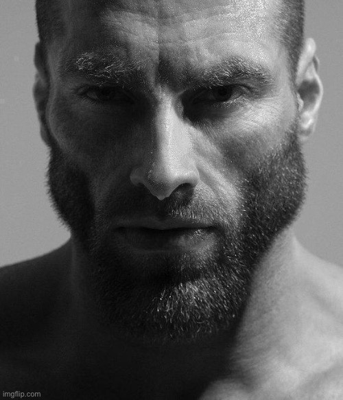 image tagged in gigachad staring | made w/ Imgflip meme maker