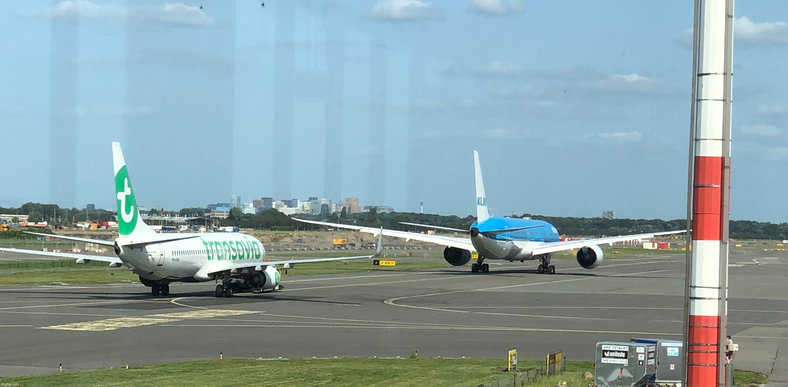 Should I make this in Pixilart but make it the airlines I’ve made (Aurora Airlines, Air Vulcan, Fly MSMG) | image tagged in 777 walking his nephew 737 | made w/ Imgflip meme maker