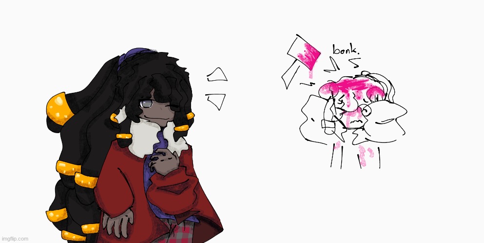 what a cheeky little goober (I HATE CHROME CANVAS IT LIMITS YOU TO ONLY 10 LAYERS AND I HATE IT RAAAAHHHH) | made w/ Imgflip meme maker