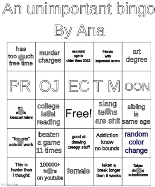 Anastasia/Hobo bingo for no reason | image tagged in anastasia/hobo bingo for no reason | made w/ Imgflip meme maker