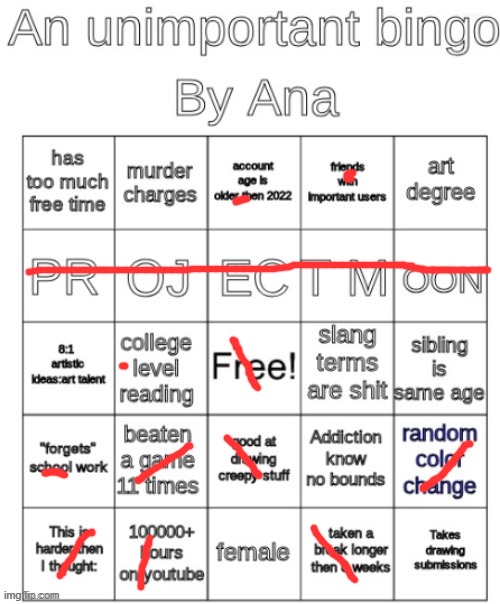 image tagged in msmg,bingo | made w/ Imgflip meme maker